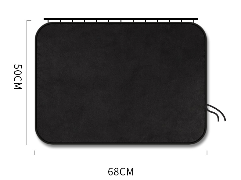 Car Sunshade Curtain Track-Type Baby Car Sun Protection and Heat Insulation Privacy Curtain Car Side Window Curtain Deerskin Velvet Sunshade