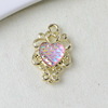 Diamond love accessories pendant DIY crystal jewelry sun flower pendant Baroque style DIY hand -made earrings