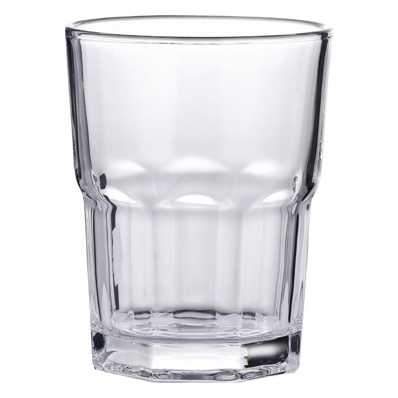 Vidrio templado Barra de KTV engrosada taza octogonal taza de té resistente a la caída whisky copa de vino bebida fría vaso de cerveza