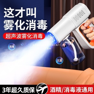 Hypochlorous Acid Disinfection Spray Gun Alcohol Electric Blue Light Nano Household Ultraviolet Handheld Spray Taihui