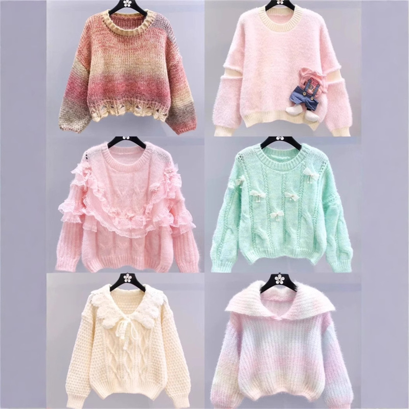 Korean-style Sweet Fairy Sweater Casual Outer Wear Women's Sweater Foreign Trade Tailstock Clothing