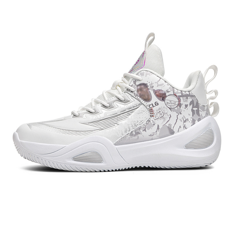 High-Quality Low-Top Soft-Soled Shock-Absorbing Sports Sneakers for Men and Women, Suitable for Outdoor Use on Cement Floors, Non-Slip and Wear-Resistant Basketball Shoes