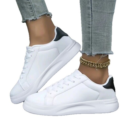 Large size small white shoes for men and women, same style, spring autumn leather, waterproof casual sneakers, youth casual skate shoes