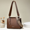 Leather universal advanced fashionable one-shoulder bag for leisure, 2023 collection, high-end, genuine leather