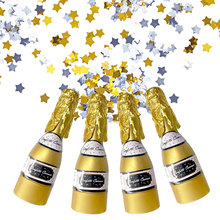 迷你小香槟礼花弹婚礼酒吧喷花筒开学生日拉炮五角星喷筒手持拧炮