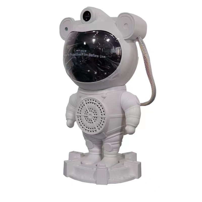 LED astronauta luz estrellado galaxia proyección lámpara Bluetooth música grieta nebulosa atmósfera decoración niños regalo lámpara