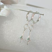 HOT�������S925�yɫ�r���n��΢� ��ᔶ��h���8-12mm���в�����