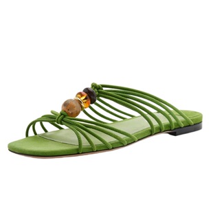 Strappy Flat Slide SandalsŮЬ�r�о�����Ь���Q���|�ٴ��ЬŮ