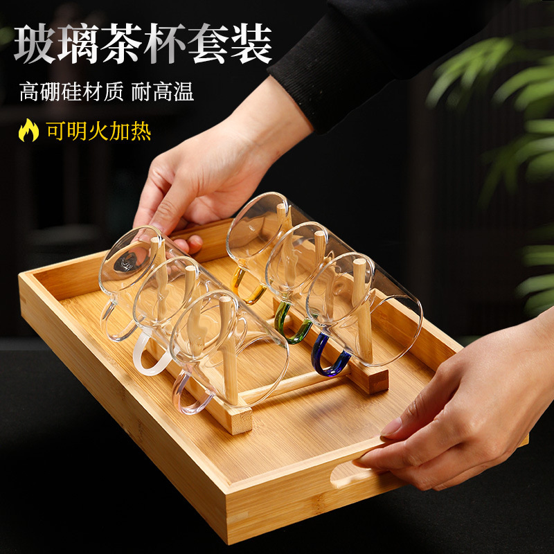 Glass tea cup