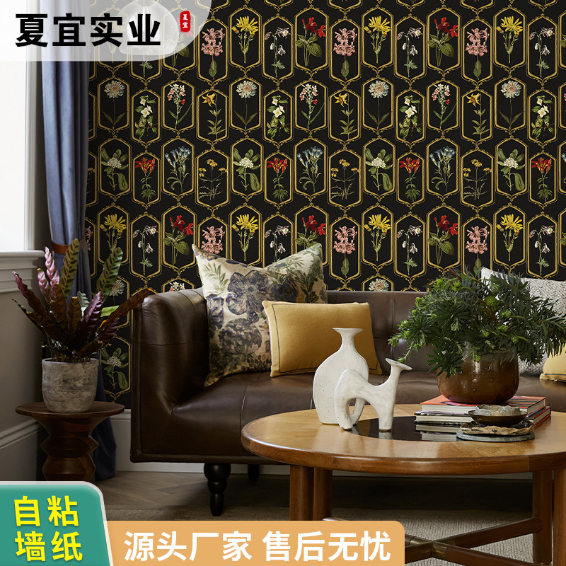 外贸款墙纸自粘桌面贴纸直播间背景墙pvc墙壁纸加厚批发wallpaper