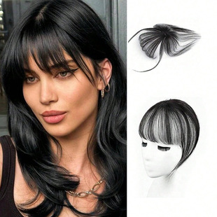 Wig 3D Air Bangs Realistic Popular Eight-Character Fake Bangs Female Air Bangs Ladies Wig Piece Headgear Wholesale