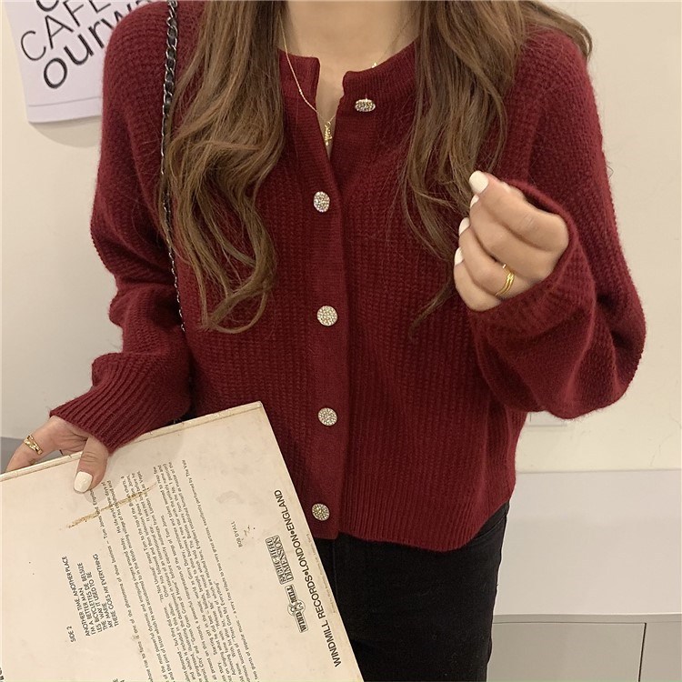 Japanese retro sweater 2022 Autumn new style soft and fluffy knitted sweater, loose short cardigan jacket for women pic 6
