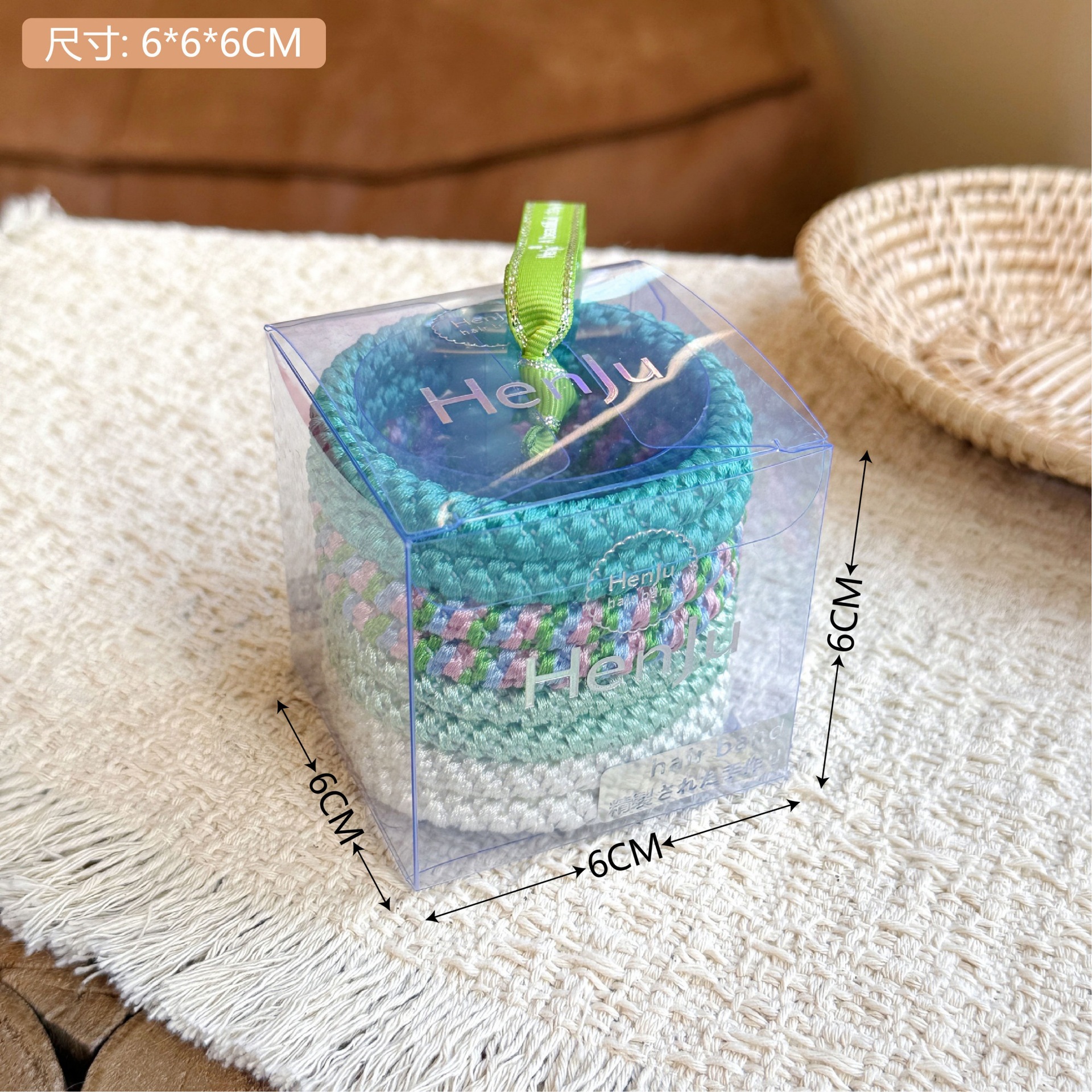 Chica de 100 piezas de color caramelo banda de goma básica banda de pelo cuerda de pelo tocado estilo coreano simple lazo de Pelo elástico cuerda de pelo de moda