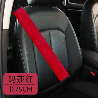 Seat belt shoulder pad — seatbelt covers, safety belt protectors - martha-red-75cm-single-pack-recommended-for-use-in-large-truckscoaches