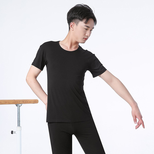 Men's dance practice clothes, adult art school students' physical performance clothes, aerobics clothes, Latin dance clothes, sports suits