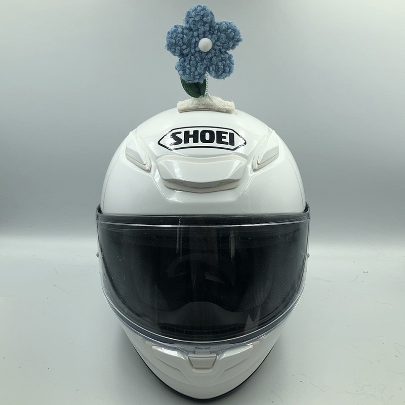 Motorcycle Helmet Decoration Swaying Sunflower Electric Car Ski Helmet Ears