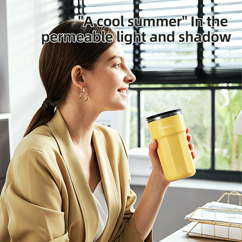 Three-In-One Automatic Mixing Cup with Ice Tray, Rechargeable Refrigerator Ice Water Cup, Magnetic Stirrer, Lazy Coffee Cup