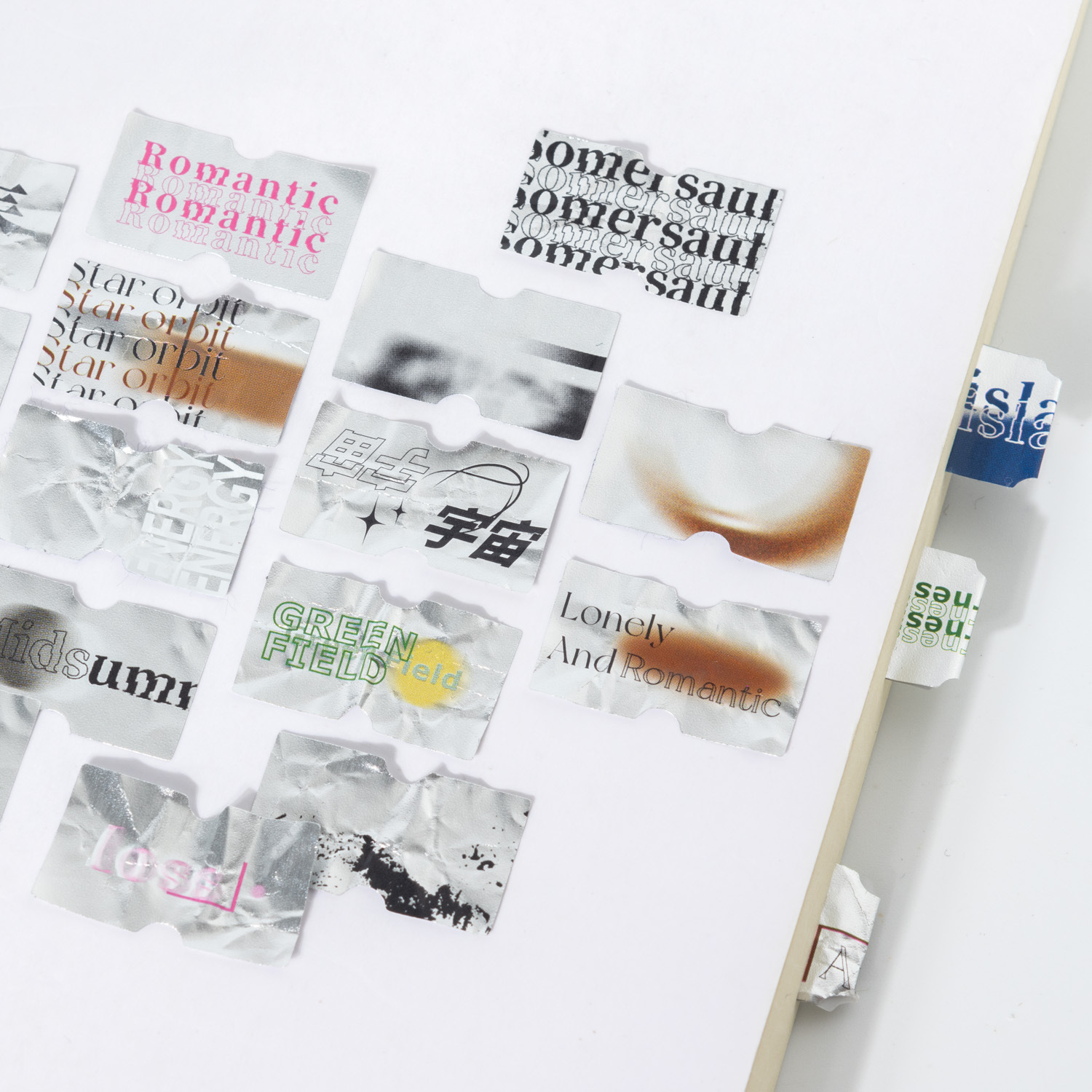 Ketchup girl cinta de desecho a granel etiqueta romántica viento ins retro película de corte mate etiqueta de cuenta de mano