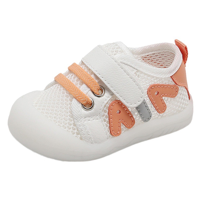 2024 nueva primavera y verano zapatos de bebé suave inferior antideslizante Walker zapatos para hombres y mujeres bebé malla transpirable zapatos individuales