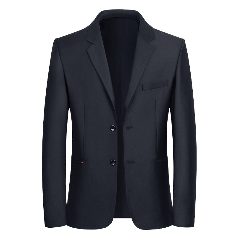 2024 primavera y otoño nuevos hombres traje casual de mediana edad single West Top ropa delgada estilo coreano slim fit traje chaqueta
