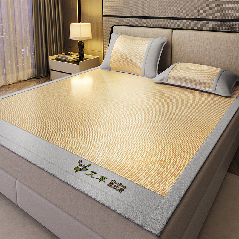 Nueva capa de cama de seda de hielo de verano de clase A 2025 nueva cubierta protectora de colchón todo incluido sábana cubierta de cama de tres piezas