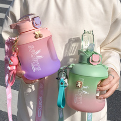 2F大容量水杯耐高溫男女學生運動大水壺噸噸桶吸管杯太空杯大肚杯