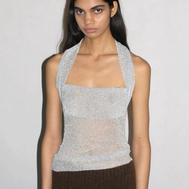 in stock paloma wool25 new spanish neck suspenders sleeveless backless slimming vest top