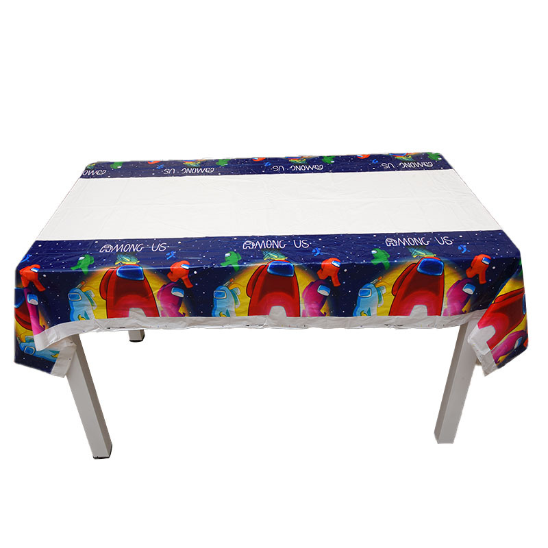 Espacio Hombre Lobo matar ammongus partido decoración suministros juego fiesta de cumpleaños de los niños vajilla traje Placa de papel de fábrica