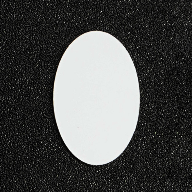 316L espejo de acero inoxidable pulido plasma ovalado bricolaje pareja caja colgante collar de galvanoplastia de oro real de 18K