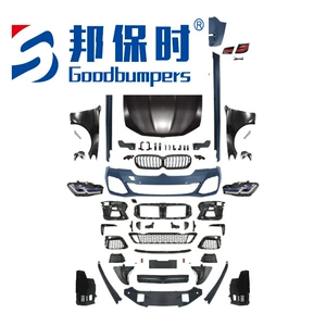Suitable for BMW 5 Series F10/18, old model upgraded to new G30/38 model 21+ MT wide-body kit, front and rear bumpers, front face, headlights