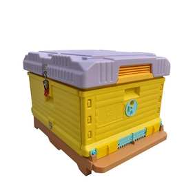 新款彩色塑料蜂箱 泡沫夹心蜂箱 保温蜂箱多功能蜂箱养蜂工具用具