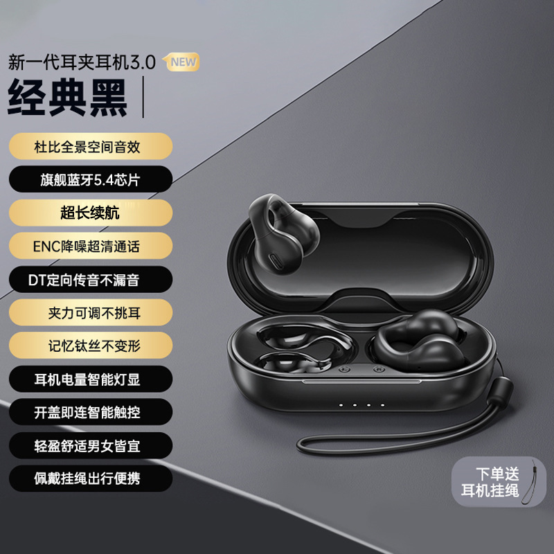 クロスボーダーi20クリップ耳式イヤホンows bluetoothスポーツイヤホン耳に入らない超ロング航続ギフト無線イヤホン|undefined