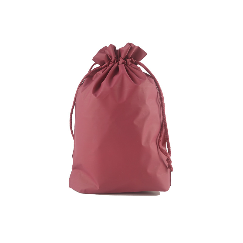 En stock al por mayor Eva esmerilado cordón bolsa color caramelo Almacenamiento de viaje ropa para niños bolsa de plástico cordón