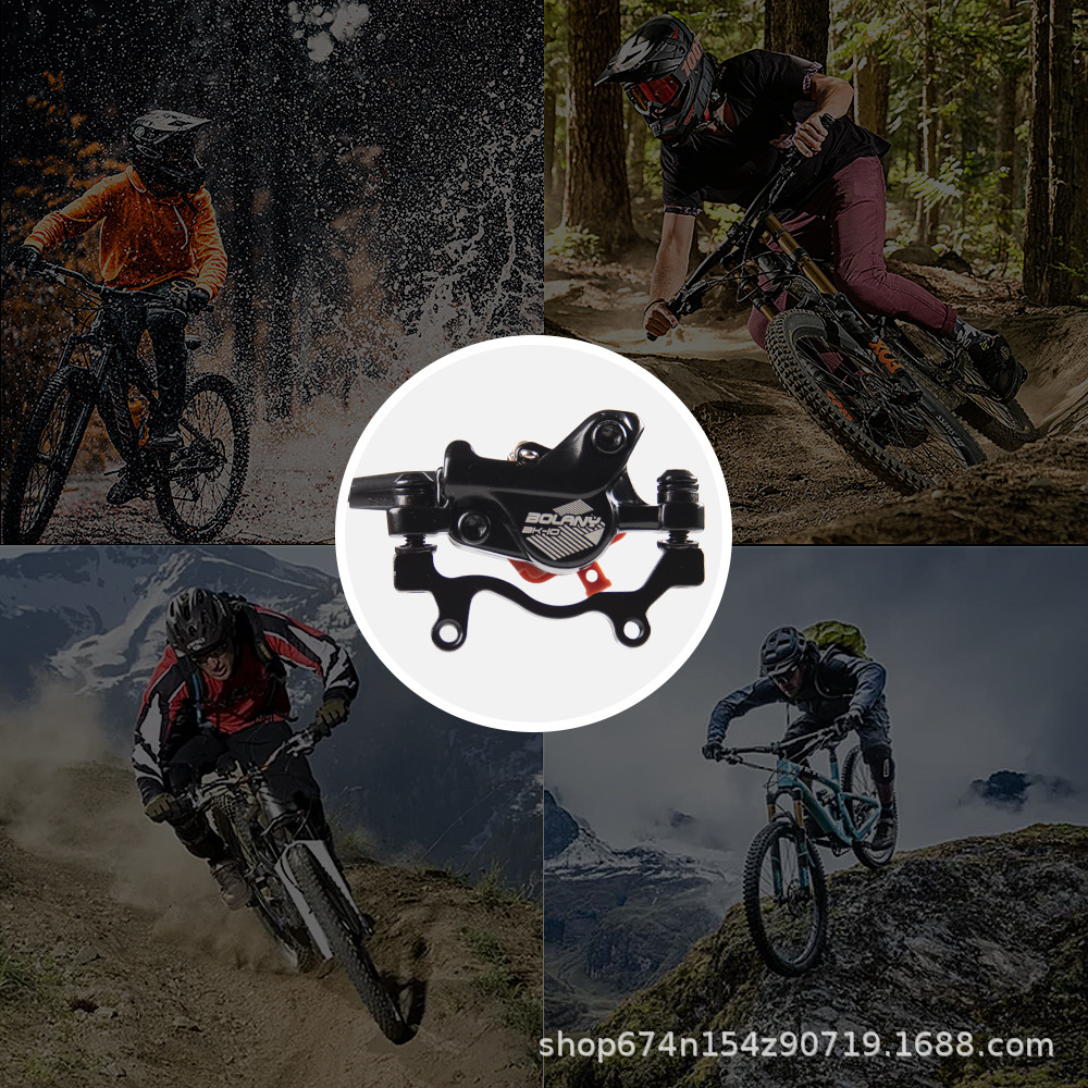 BOLANY bicicleta de montaña freno hidráulico de cilindro de doble pistón integral freno hidráulico freno