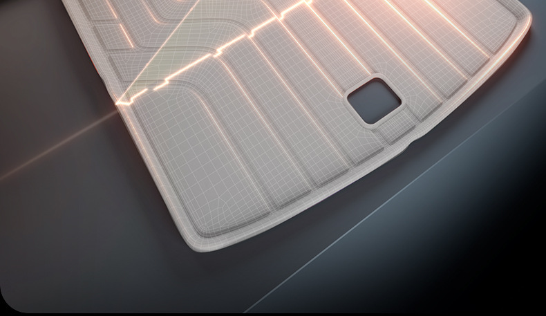 Suitable for Byd Hiace 06 Trunk Mat Tpe2026 Ev/Dmi Trunk Mat Modified Foot Mat Supplies