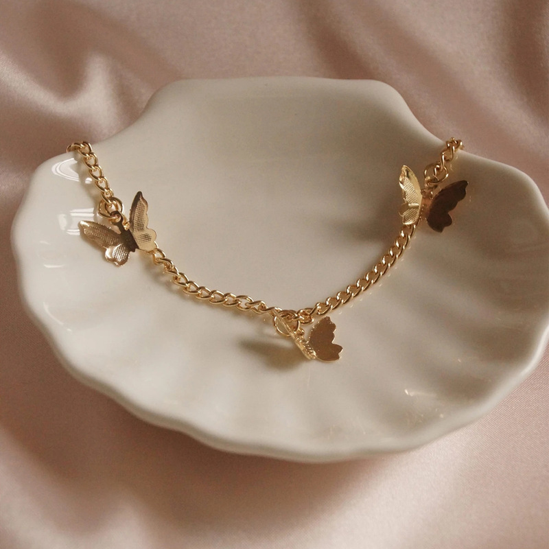 Europe and America Cross Border Ornament Trendy Versatile Personality Tassel Geometric Clavicle Chai