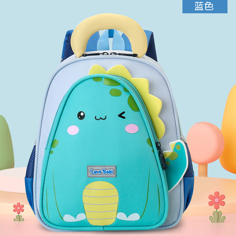 Cute oso mochila infantil caricatura preescolar niñas mochila transpirable para niños de clase media y grande