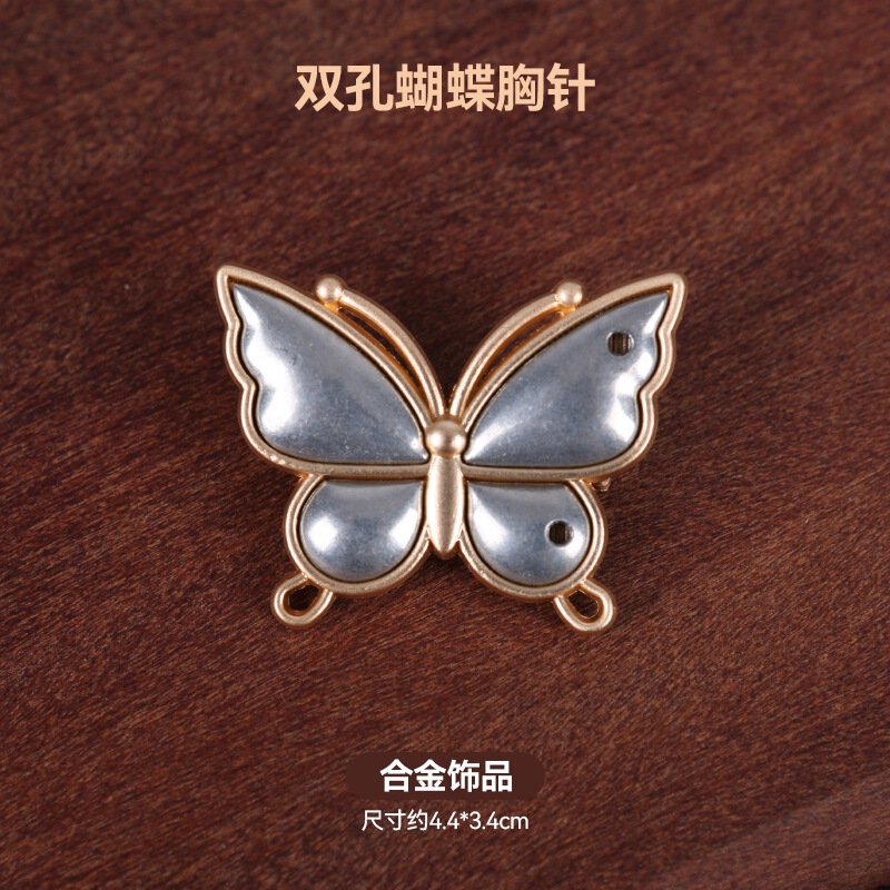 宋锦发夹底托手工diy配件边夹发饰品非遗创意制作刺绣蓝染包贴布|undefined