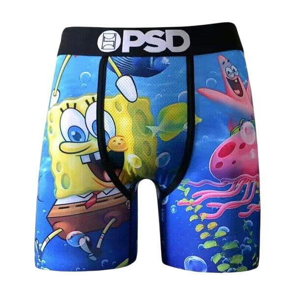 Silk cartoon trousers
