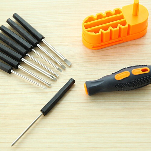 Wholesale household 8-in-1 multifunctional combination small screwdriver plum blossom screwdriver plum blossom screwdriver repair tool