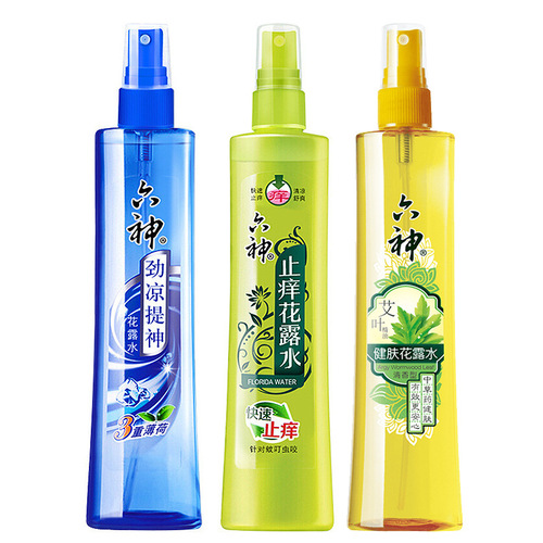 Summer Liushen 180ml spray toilet water to quickly relieve itching/cool and cool/moxa leaf skin-building toilet water