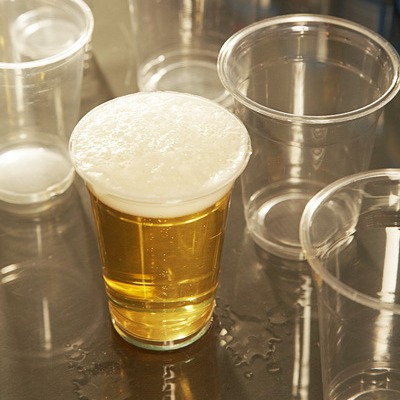 10oz/300ml PET杯 一次性塑料杯 有盖子可印刷图案