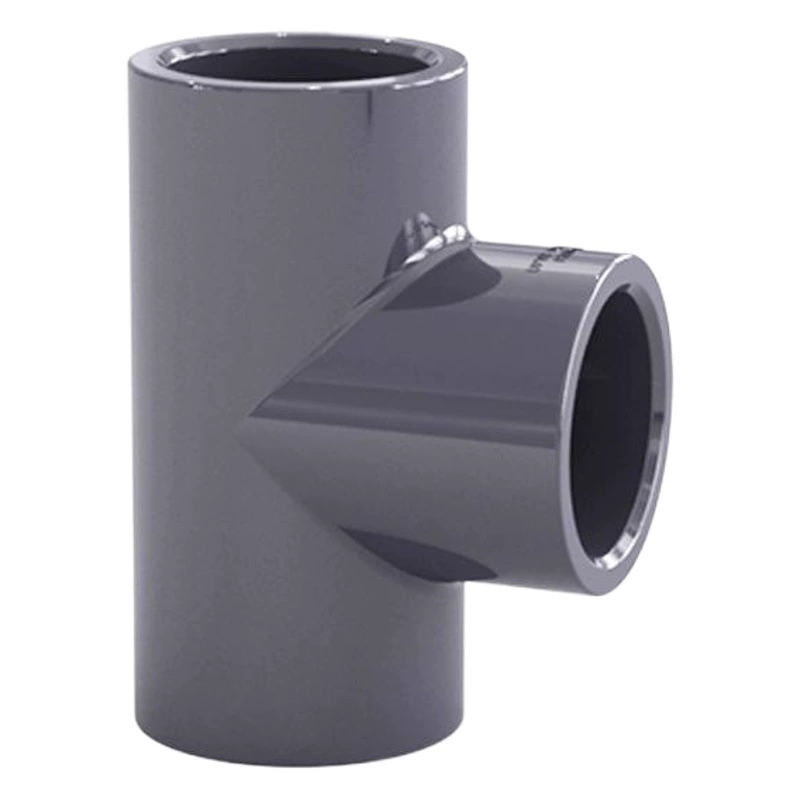 Тройник ПВХ химического класса, фитинг для водопроводных труб, труба НПВХ, пластиковый, 20, равнопроходной, 1/2 дюйма, 3/4 дюйма, 1 дюйм