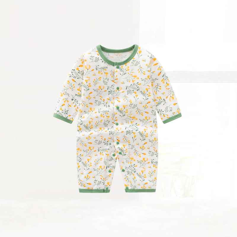 Nuevo mono de bebé primavera y verano puro algodón deshuesado dividir mameluco hombres y mujeres ropa casual mameluco fábrica directa ventas