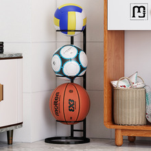 雨立篮球收纳架家用室内简易足球排球整理运动器材收纳筐球类置物