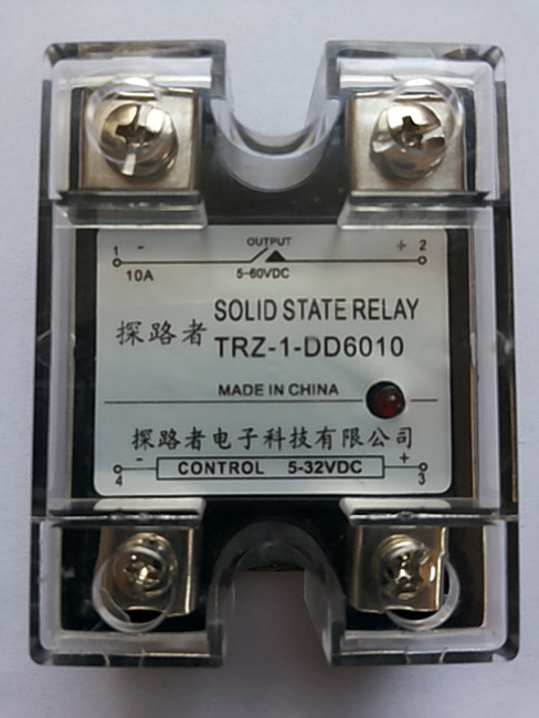 厂家生产固态继电器SSR-10DD 10安培 5-60VDC直流控制直流 继电器