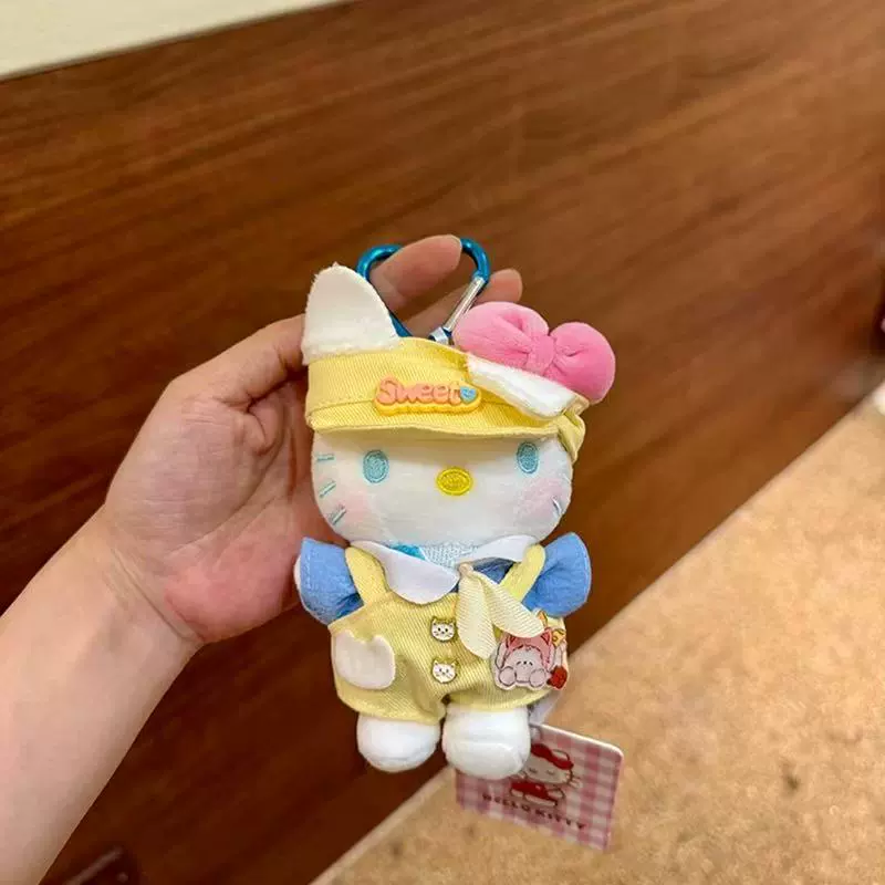 Hello Kitty, Hello Kitty, оригинальный классический рюкзак, мультяшная милая подвеска, плюшевый брелок, кукла