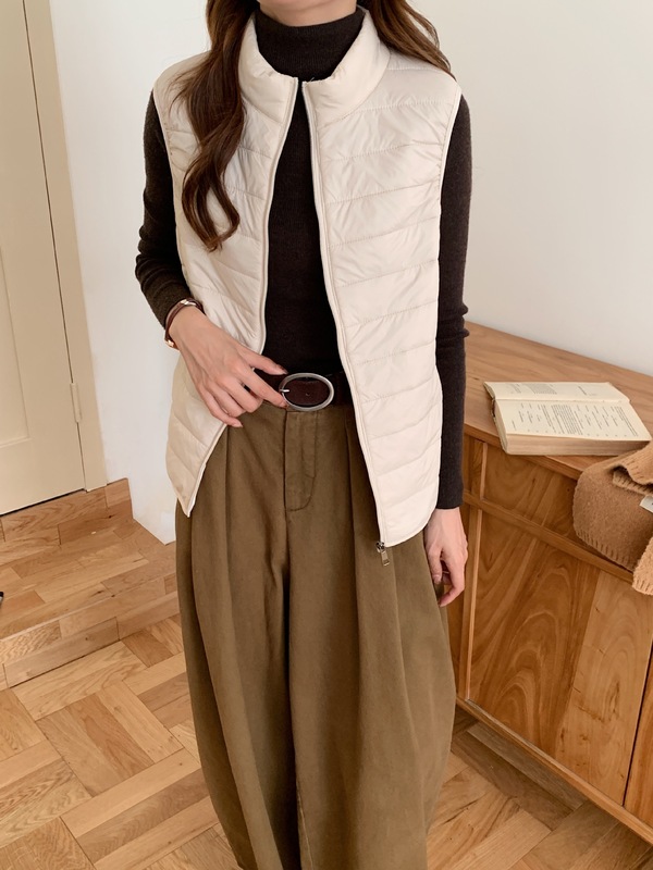 2025新款百搭休闲风秋季冬菱格棉服棉衣上衣外套内搭保暖马甲女装|undefined
