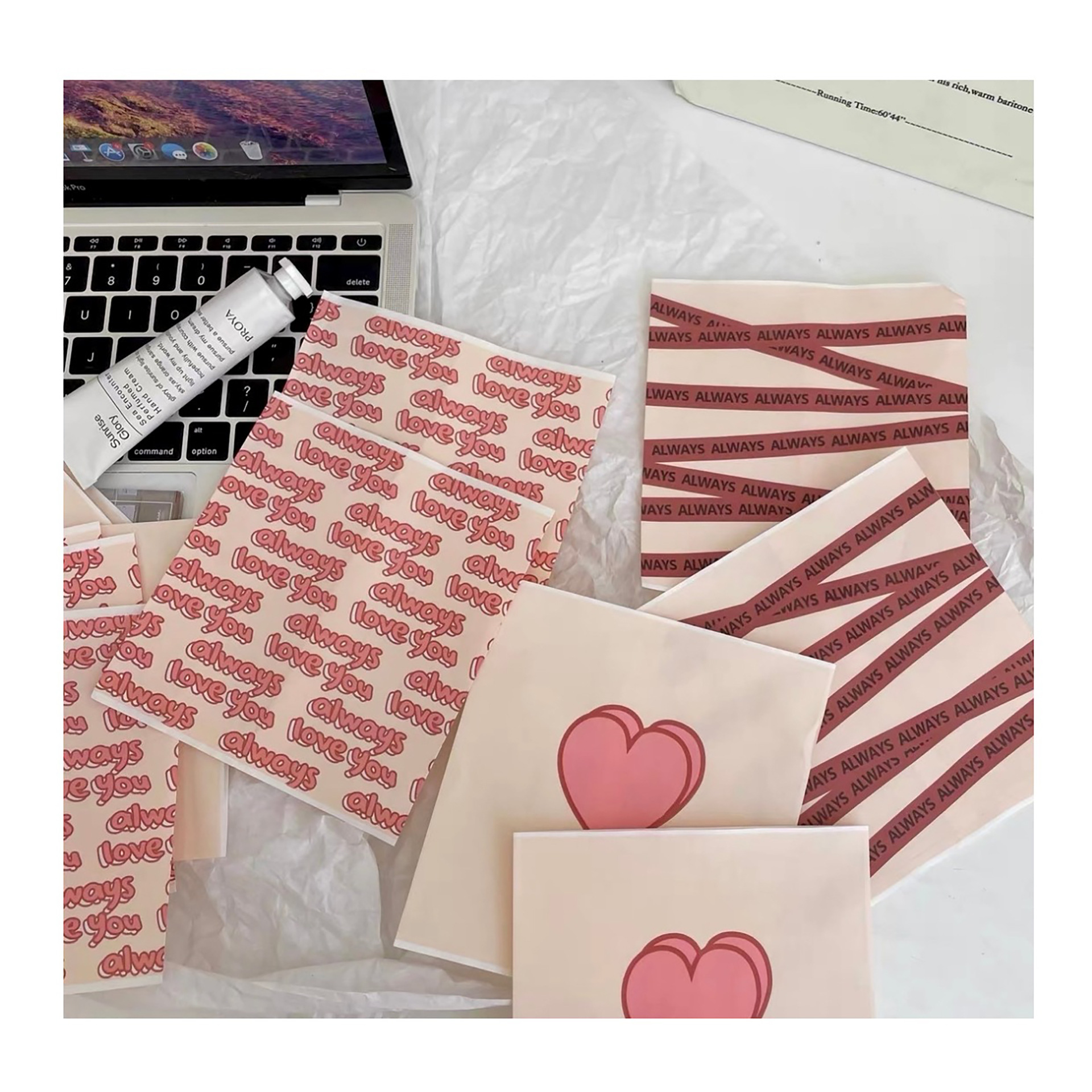 3g Weight Gift Wrapping Supplies Event & Party Supplies 1 Piece Quantity Party, Festival Occasion Letter, Heart Shape Pattern Simple Style Style Simple Style Letter Heart Shape Paper Party Festival Gift Wrapping Supplies Gift Wrapping Supplies 1