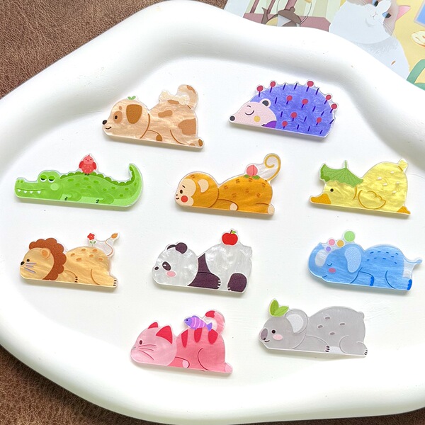Acrylic cartoon cute sticker